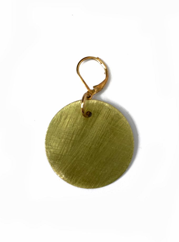 Aros Sol Colgante Bronce - Imagen 3