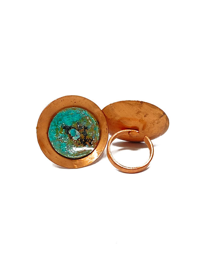 Anillo Universo turquesa